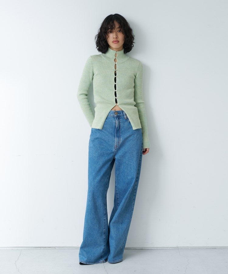 コードエー(CODE A)のmelange knit pullover3