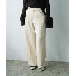 コードエー(CODE A)のhigh waist trousers ライトイエロー(030)
