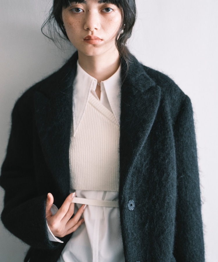 shaggy jacket coat(チェスターコート) | CODE A(コードエー shaggy jacket coat(チェスターコート) | CODE A(コードエー