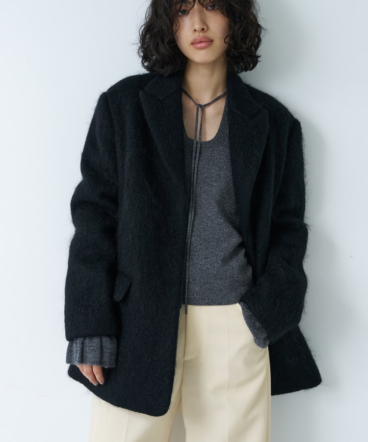 shaggy jacket coat(チェスターコート) | CODE A(コードエー shaggy jacket coat(チェスターコート) | CODE A(コードエー