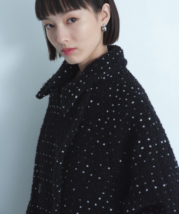 CODE A|dot tweed coat(チェスターコート) | CODE A(コード CODE A|dot tweed coat(チェスターコート) | CODE A(コード