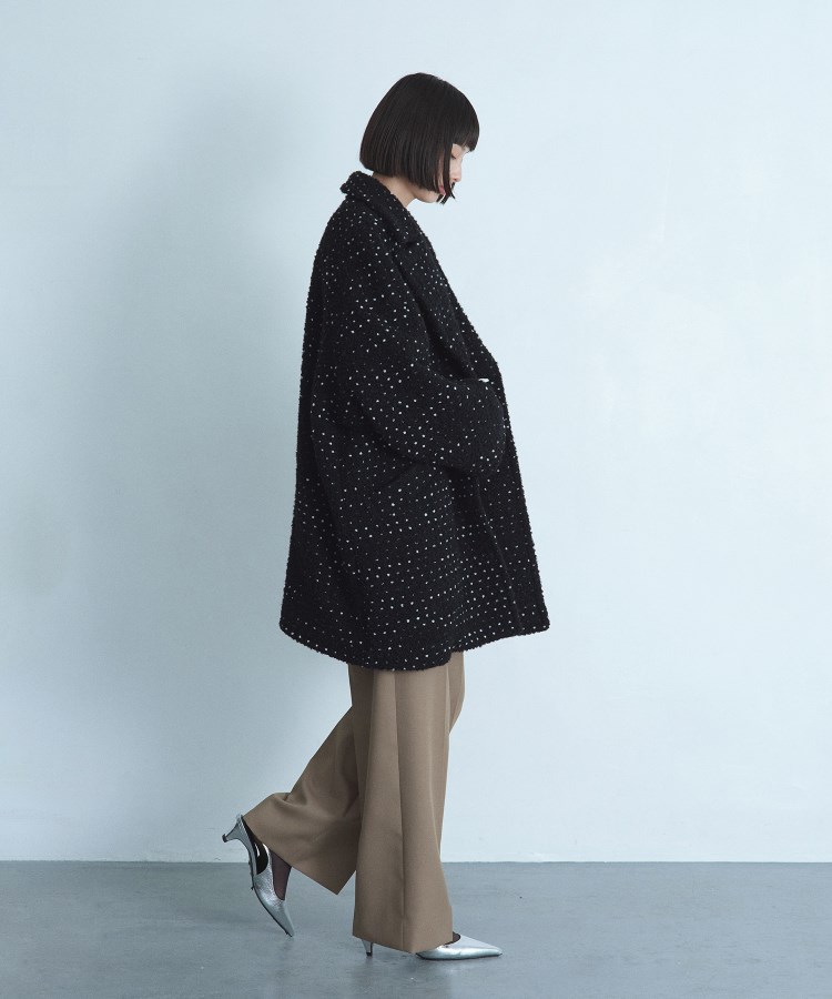 CODE A|dot tweed coat(チェスターコート) | CODE A(コード CODE A|dot tweed coat(チェスターコート) | CODE A(コード