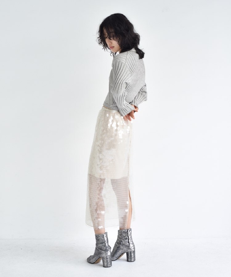 コードエー(CODE A)のlame knit cardigan18