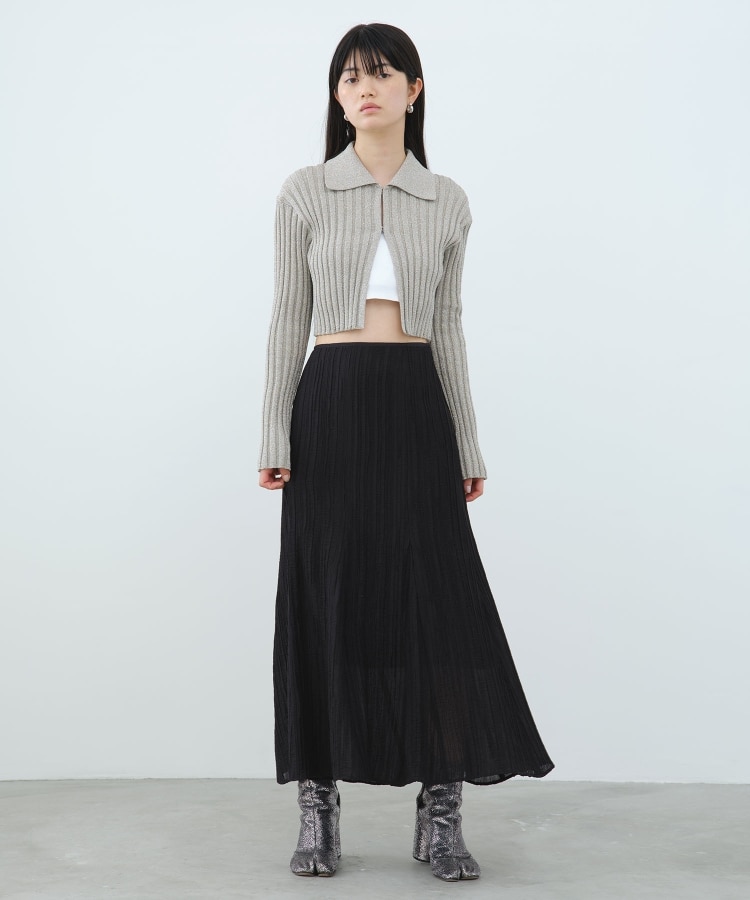 コードエー(CODE A)のlame knit cardigan14