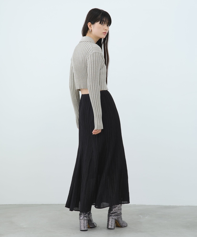 コードエー(CODE A)のCODE A｜lame knit cardigan5