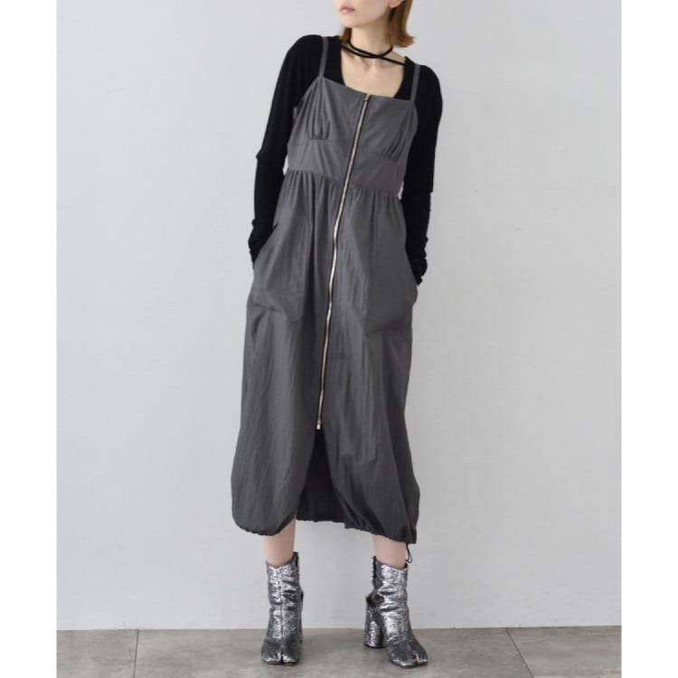 コードエー(CODE A)のCODE A｜zip－front dress マキシ・ロングワンピース