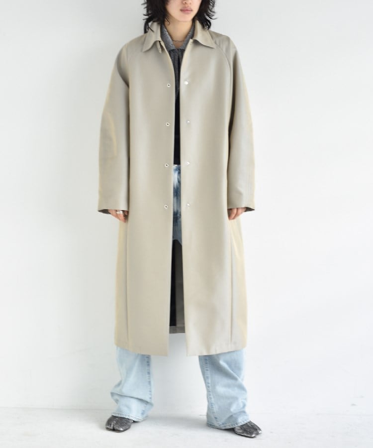 コードエー(CODE A)のCODE A｜balmacaan coat ベージュ(052)