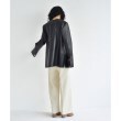 コードエー(CODE A)のCODE A｜front ribbon leather jacket6