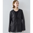 コードエー(CODE A)のCODE A｜front ribbon leather jacket7