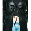 コードエー(CODE A)のCODE A｜front ribbon leather jacket2