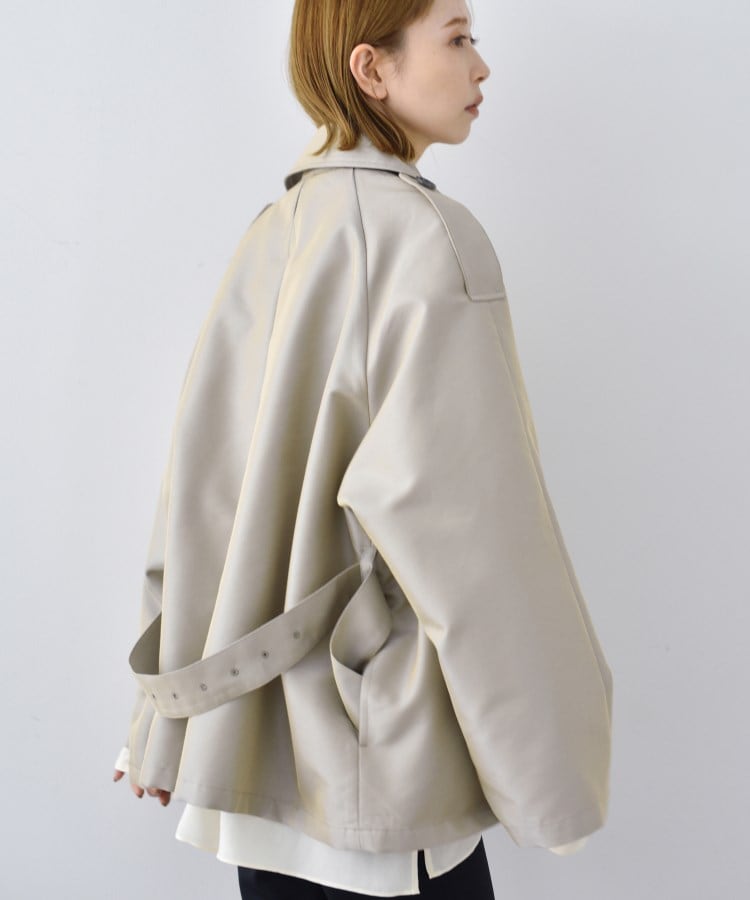oversized short trench coat(トレンチコート) | CODE A oversized short trench coat(トレンチコート) | CODE A