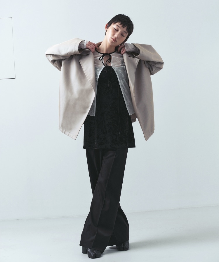 コードエー(CODE A)のCODE A|oversized short trench coat10