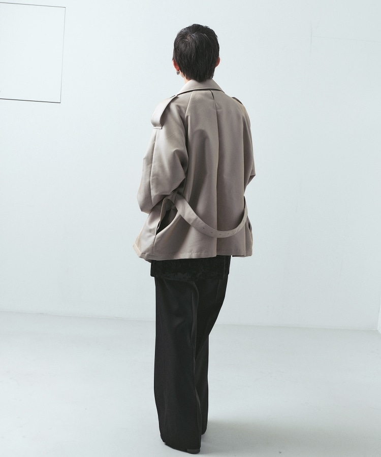 oversized short trench coat(トレンチコート) | CODE A oversized short trench coat(トレンチコート) | CODE A