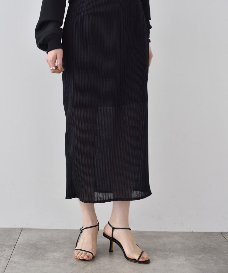 コードエー(CODE A)のsheer pleats skirt13