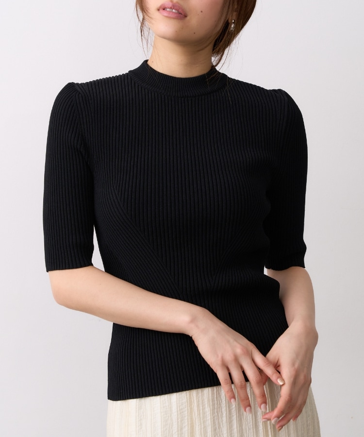 コードエー(CODE A)のback cutting knit pullover16