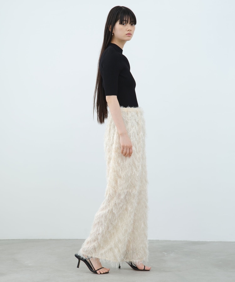 コードエー(CODE A)のback cutting knit pullover14