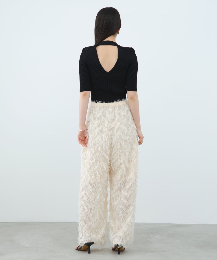 コードエー(CODE A)のback cutting knit pullover15