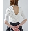 コードエー(CODE A)のback cutting knit pullover1