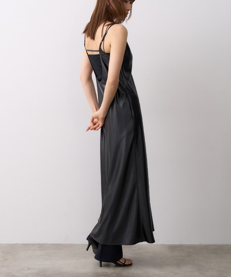 コードエー(CODE A)のCODE A｜sensual cami dress ブラック(019)