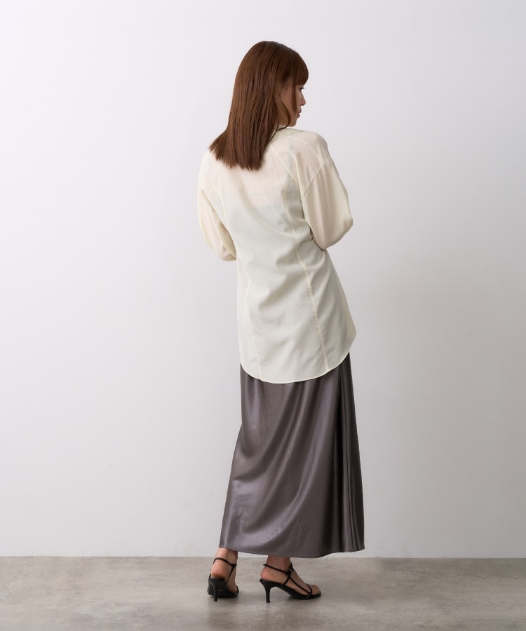 コードエー(CODE A)のCODE A｜sheer long shirt7