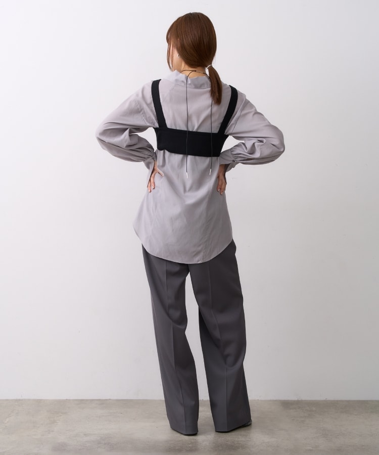 コードエー(CODE A)のsheer long shirt11