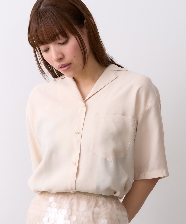 コードエー(CODE A)のCODE A｜half sleeve oversized shirt10