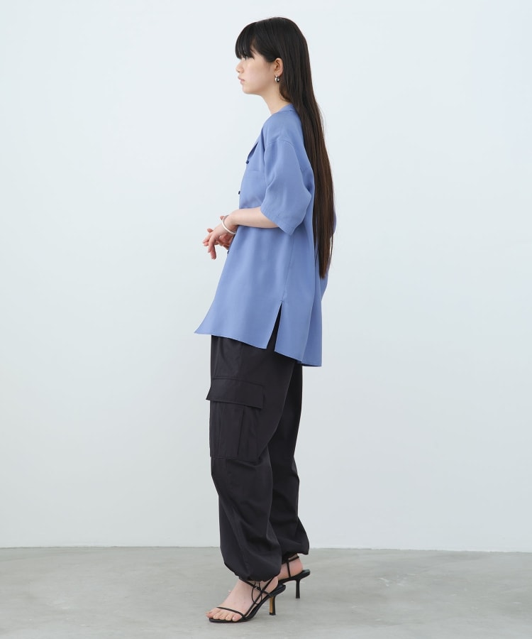 コードエー(CODE A)のCODE A｜half sleeve oversized shirt1