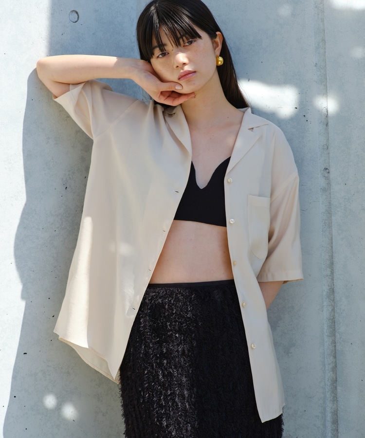 half sleeve oversized shirt(シャツ・ブラウス) | CODE A half sleeve oversized shirt(シャツ・ブラウス) | CODE A