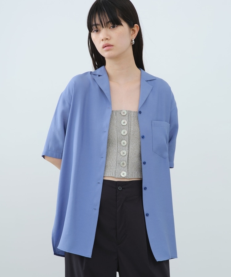 half sleeve oversized shirt（シャツ・ブラウス） | CODE A