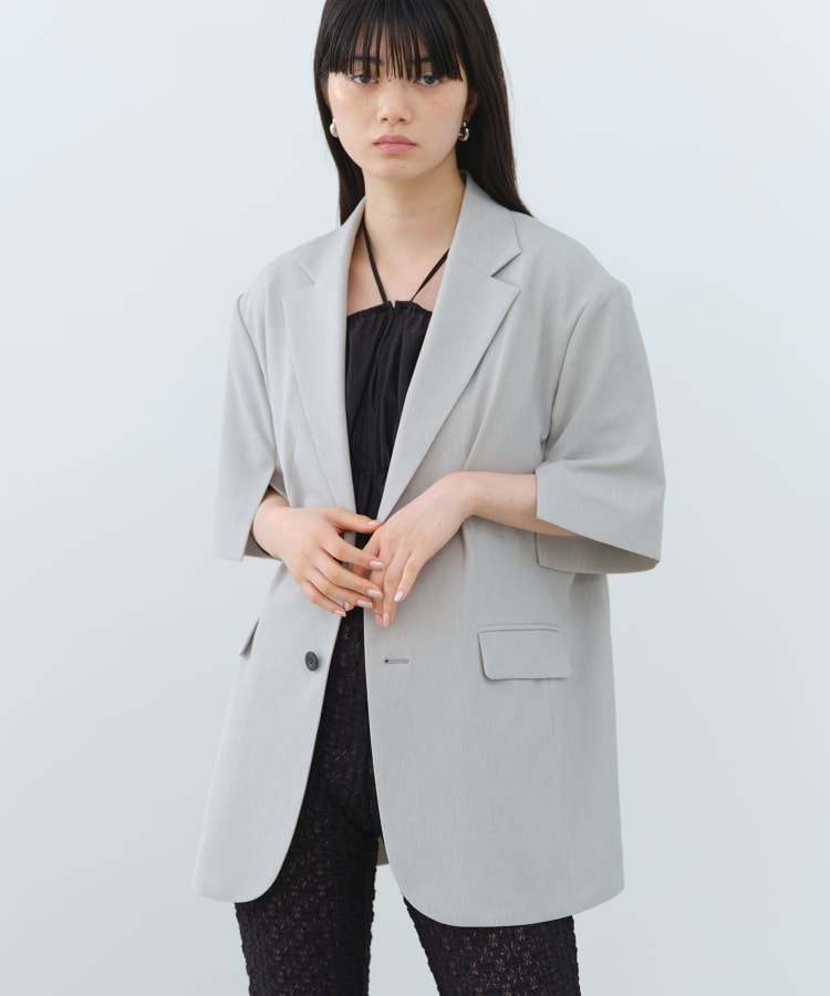 コードエー(CODE A)のCODE A｜half sleeve jacket1