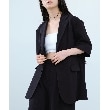 コードエー(CODE A)のhalf sleeve jacket ブラック(019)