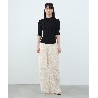 コードエー(CODE A)のfeather jacquard easy pants2