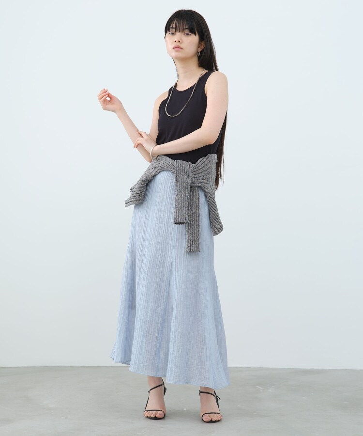 コードエー(CODE A)のsheer flare skirt4
