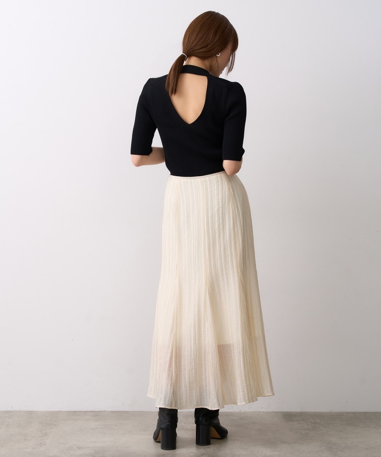 コードエー(CODE A)のsheer flare skirt9