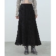 コードエー(CODE A)のsheer flare skirt11