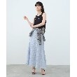 コードエー(CODE A)のsheer flare skirt4