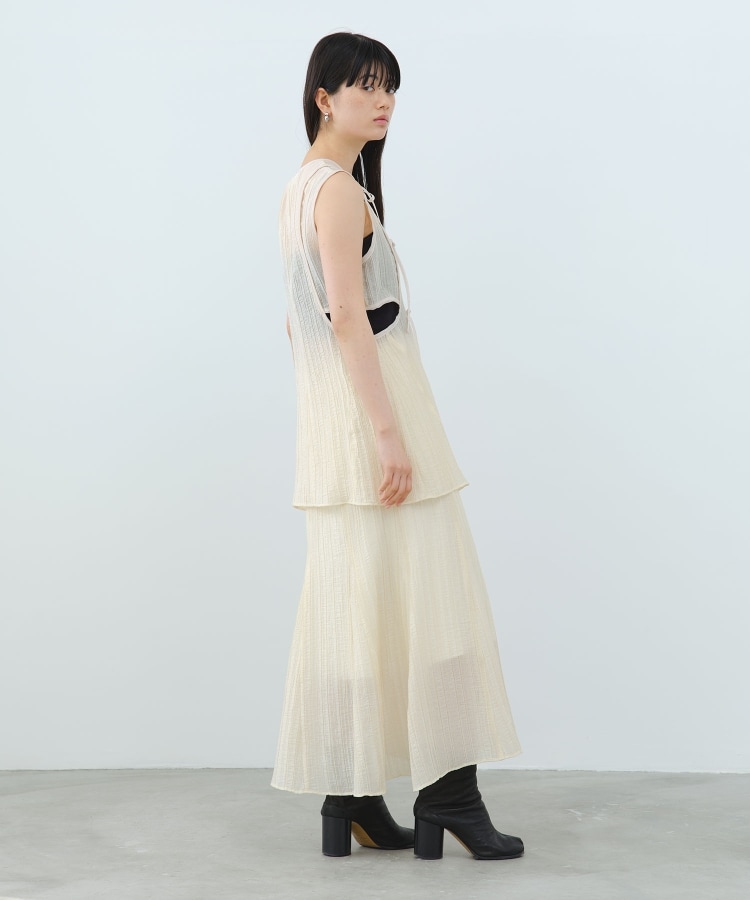 コードエー(CODE A)のCODE A｜sheer ribbon design blouse9