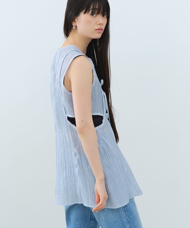 コードエー(CODE A)のCODE A｜sheer ribbon design blouse15