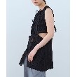 コードエー(CODE A)のCODE A｜sheer ribbon design blouse ブラック(019)