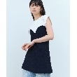 コードエー(CODE A)のdesign knit tunic ブラック(019)