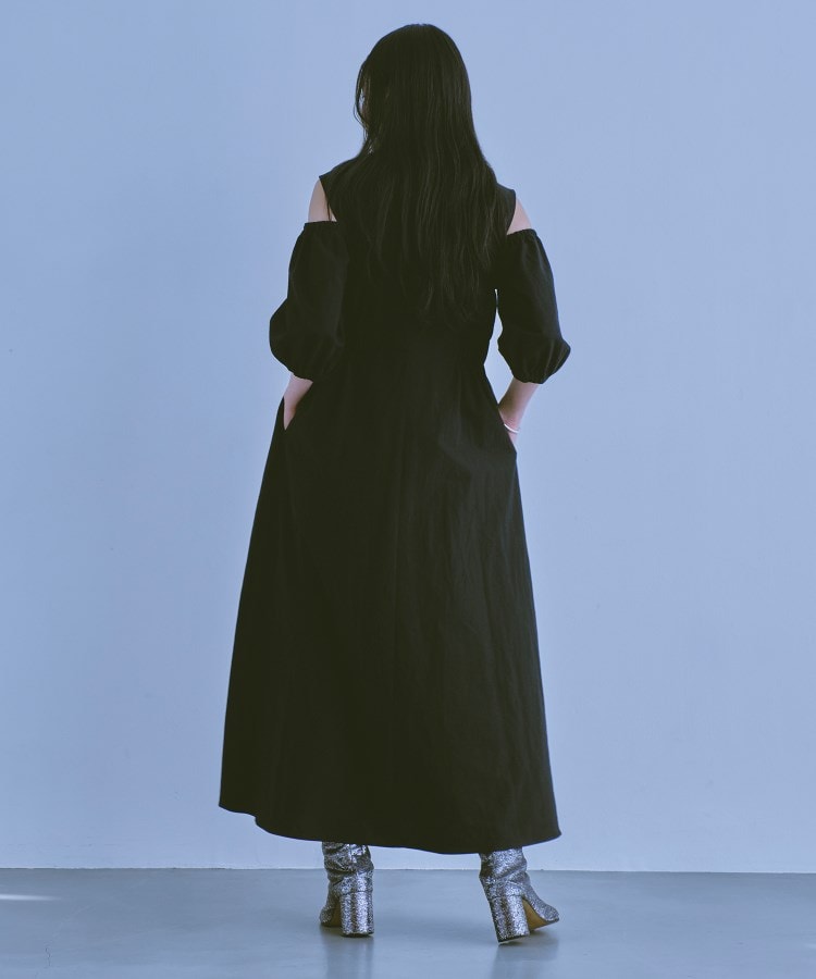 front zip desigin dress(マキシ・ロングワンピース) | CODE A front zip desigin dress(マキシ・ロングワンピース) | CODE A