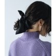 コードエー(CODE A)のheyep｜Silk Square Medium Scrunchie ブラック(019)