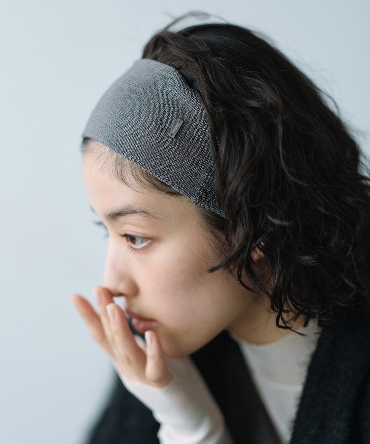 コードエー(CODE A)のheyep｜Silk Hair Band グレー(012)