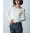 コードエー(CODE A)のfrill lace knit pullover1