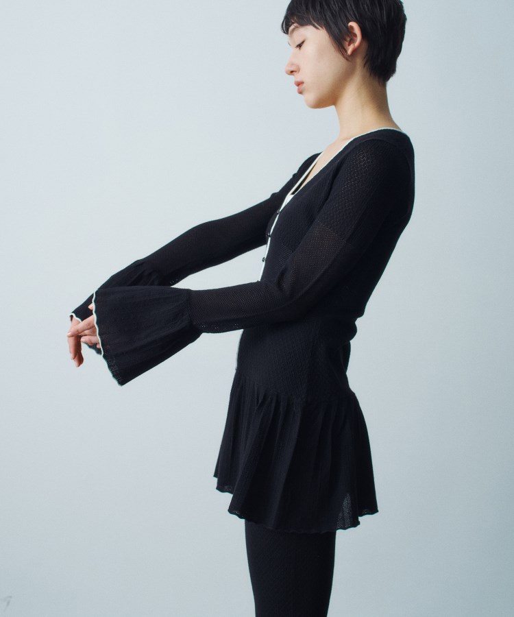 コードエー(CODE A)のlace tunic cardigan8