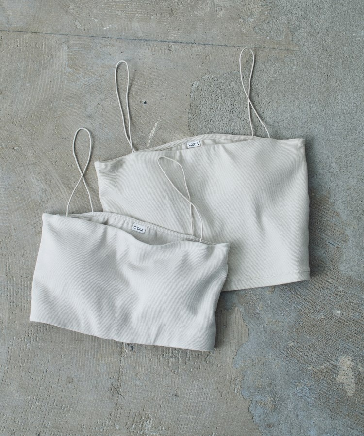 コードエー(CODE A)のbandeau bra top7