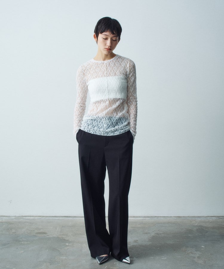 stretch lace tops(カットソー) | CODE A(コードエー stretch lace tops(カットソー) | CODE A(コードエー