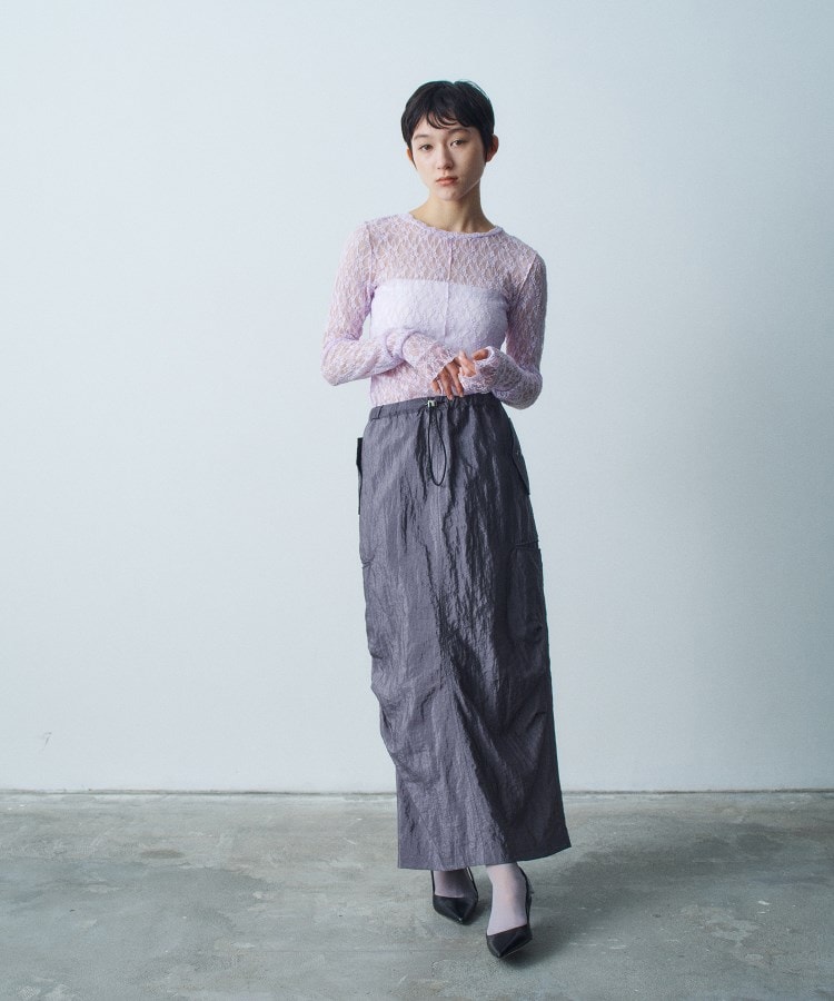stretch lace tops(カットソー) | CODE A(コードエー stretch lace tops(カットソー) | CODE A(コードエー