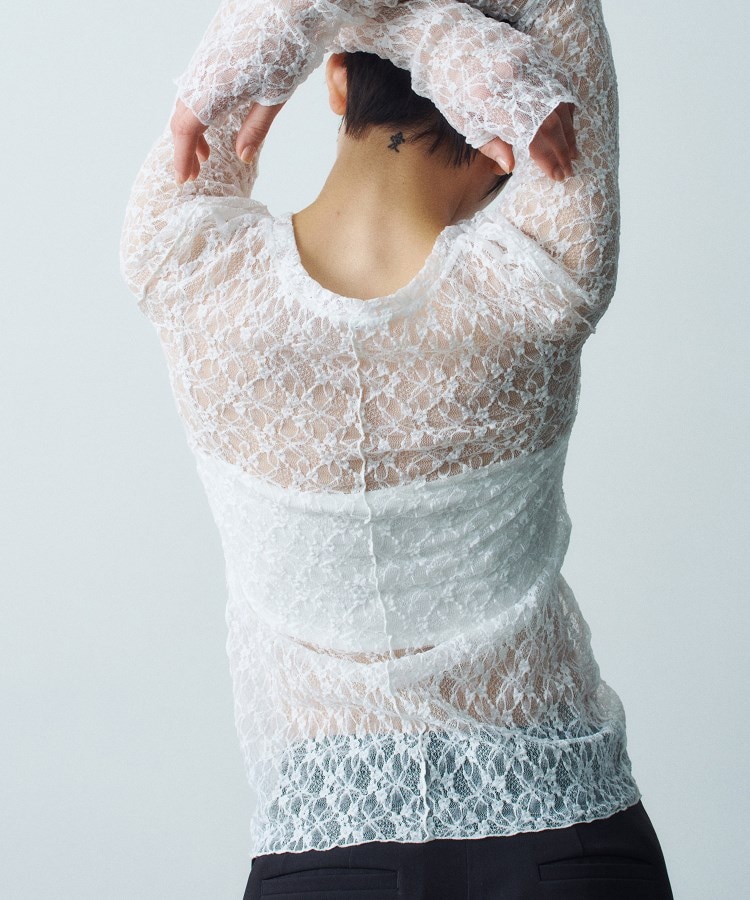 stretch lace tops(カットソー) | CODE A(コードエー stretch lace tops(カットソー) | CODE A(コードエー