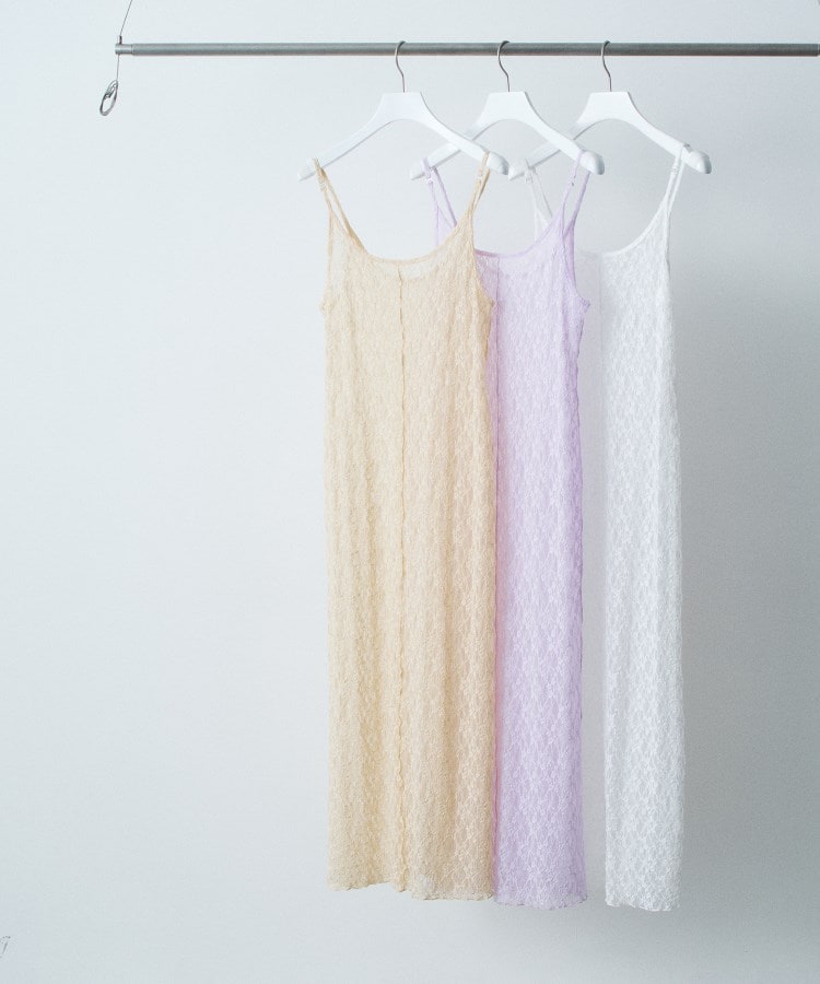 コードエー(CODE A)のstretch lace cami dress14